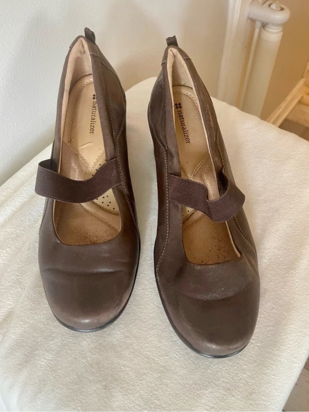 Naturalizer Women's Brown Mary Jane Comfort Shoes